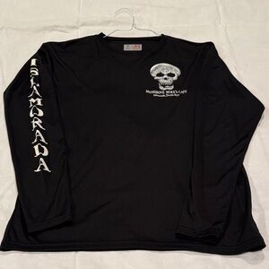 Men’s Performance Sun Shirt, Black Long Sleeve Shirt